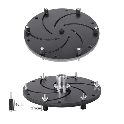YUEWO Woodworking Lathe Chuck Self-Centering Centrifugal Longworth Chuck Wood Rotary Lathe Chuck Aluminum Alloy for Milling Machine Grinders Bowls Plates M33*3.5 Thread (14 Inch)