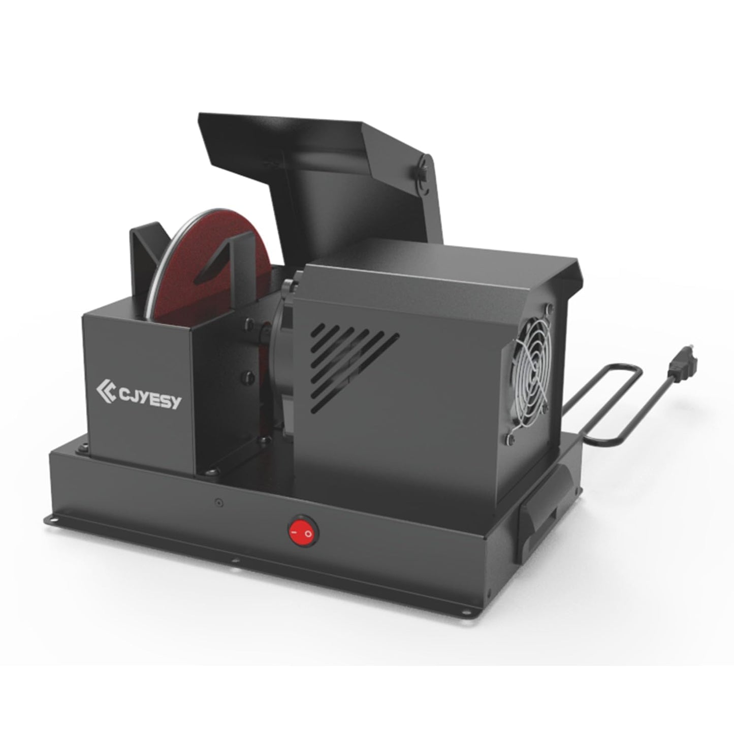 Heavy Duty Lawn Mower Blade Sharpener, 700W 1HP Blade Grinder with 5-Inch Ceramic Wheel, Fast Bench Sharpening Machine for Gator, Flat, High Lift & Low Lift Blades