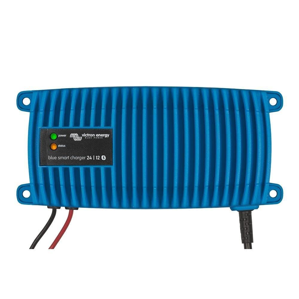 Victron Energy Blue Smart IP67 Smart Marine Battery Charger 24V 12A, Float & Trickle Charger and Desulfator for Boat, ATV, RV, Lithium and Deep Cycle Batteries