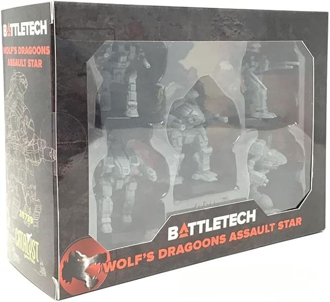 Catalyst Game Labs - BattleTech Wolfs Dragoons Assault Star - Miniature Game - English Version