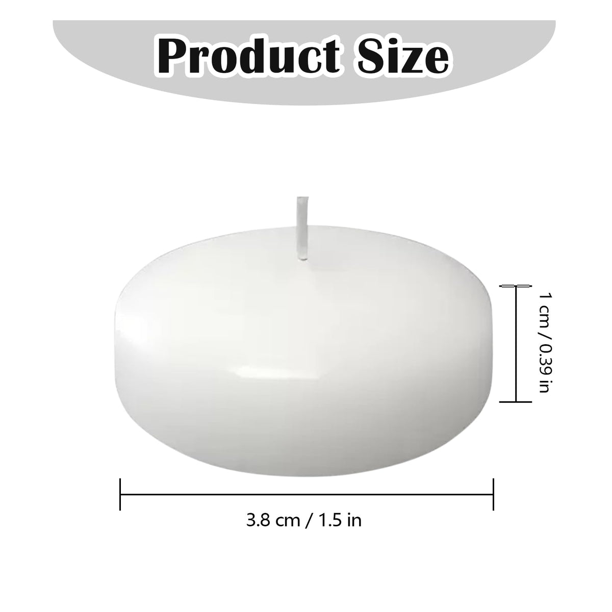 20 Pcs Floating Candles Centerpieces, 1.5 Inch Unscented Floating Candles, Warm Tealights Candles for Wedding, Night, Christmas, Valentine's Day,Home Decor and Party Decoration (Red+White (20pcs))