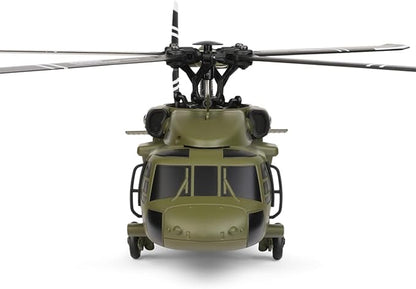 WL K170 Blackk Hawk UH-60L 170 RC Military Helicopters for Adults 2.4G 4CH Flybarless RC Helicopter with Adjustable Left and Right Hand Throttle (RTF Version)