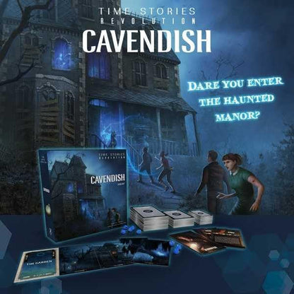 TIME Stories Revolution Cavendish Board Game - A Time-Bending Mystery Adventure Game Cooperative Strategy Game for Kids &amp Adults Ages 12+ 1-4 Players 90 Min Playtime Made by Space Cowboys