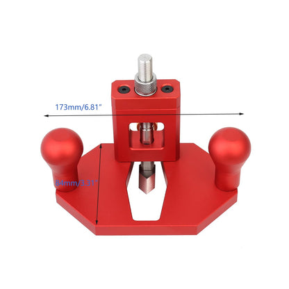 JCFANTS Router Plane Hand Wood Planer, Handheld Woodworking Tool, Woodworking Carpenter Tools Adjustable Woodcraft Trimming Knife Depth Stop Planer Wood Chamfering Slottinge (Red)