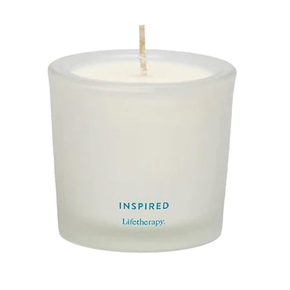 Lifetherapy Inspired Small Soy Votive Candle - Inspiring Scent, Natural Soy Wax, Clean Burn, Long-Lasting Aroma, 2.5 Ounce