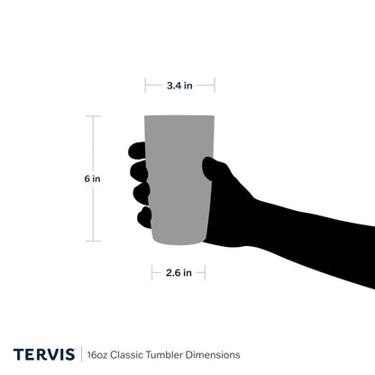 Tervis Ice Popsicle Collection Made in USA Double Walled Insulated Tumbler Cup Keeps Drinks Cold & Hot, 16oz 4pk, Assorted - No Lid