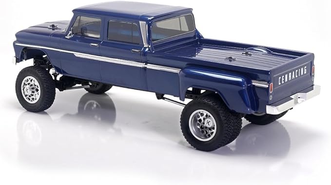 Helidirect CEN Racing Sicario 1/10 RTR 4WD Custom Dually RC Truck DL-Series - Remote Control Car for Adults Waterproof and All Terrain Capabilities - 1/10 Scale RTR (Blue Galaxy)