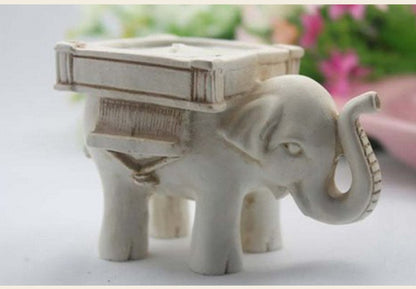 Scented Candle Holder Candleholders for Votive Birthday Candles Tea Light Holders Set 2 Pack Elephant Design