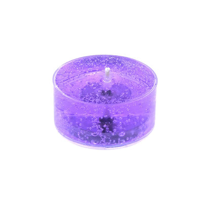 24 Pack Lavender Color Unscented Up to 8 Hour Mineral Oil Based Tea Light Candles for Home and Special Events by The Gel Candle Company™