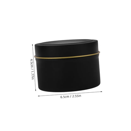 Gadpiparty Metal Can Candle Jar Small Candle Holder DIY Candle Tinplate Jar for Elegant Home Dec