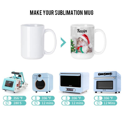 PYD Life 25 L Sublimation Oven Sublimation Starter Benginers Kit Bundle with 15 OZ Sublimation Mugs,Tumbler Cradle,Shrink Wrap Films