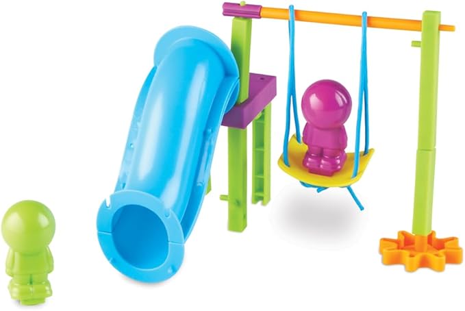 Learning Resources Playground Engineering &amp Design STEM Set - Kids Games Building and Construction Gears Montessori Activities  Critical Thinking Skills Problem Solving for Boys and Girls