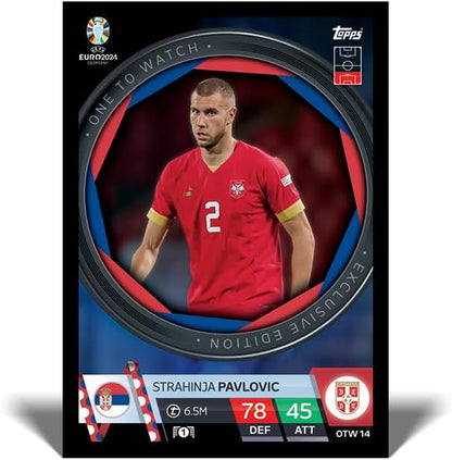 Topps Official Match Attax for 2024 European Football Championship - Tournament Box (30 Exclusive Packages)