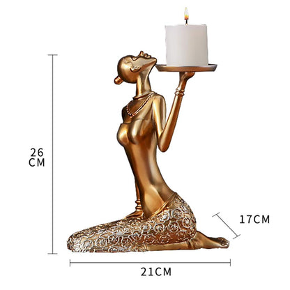 XILIN-1987 Candle Holderss Creative Candle Holder Living Room Table Decoration Candlelight Dinner Props Candle Holder Decorative Candlestick (Size : A)