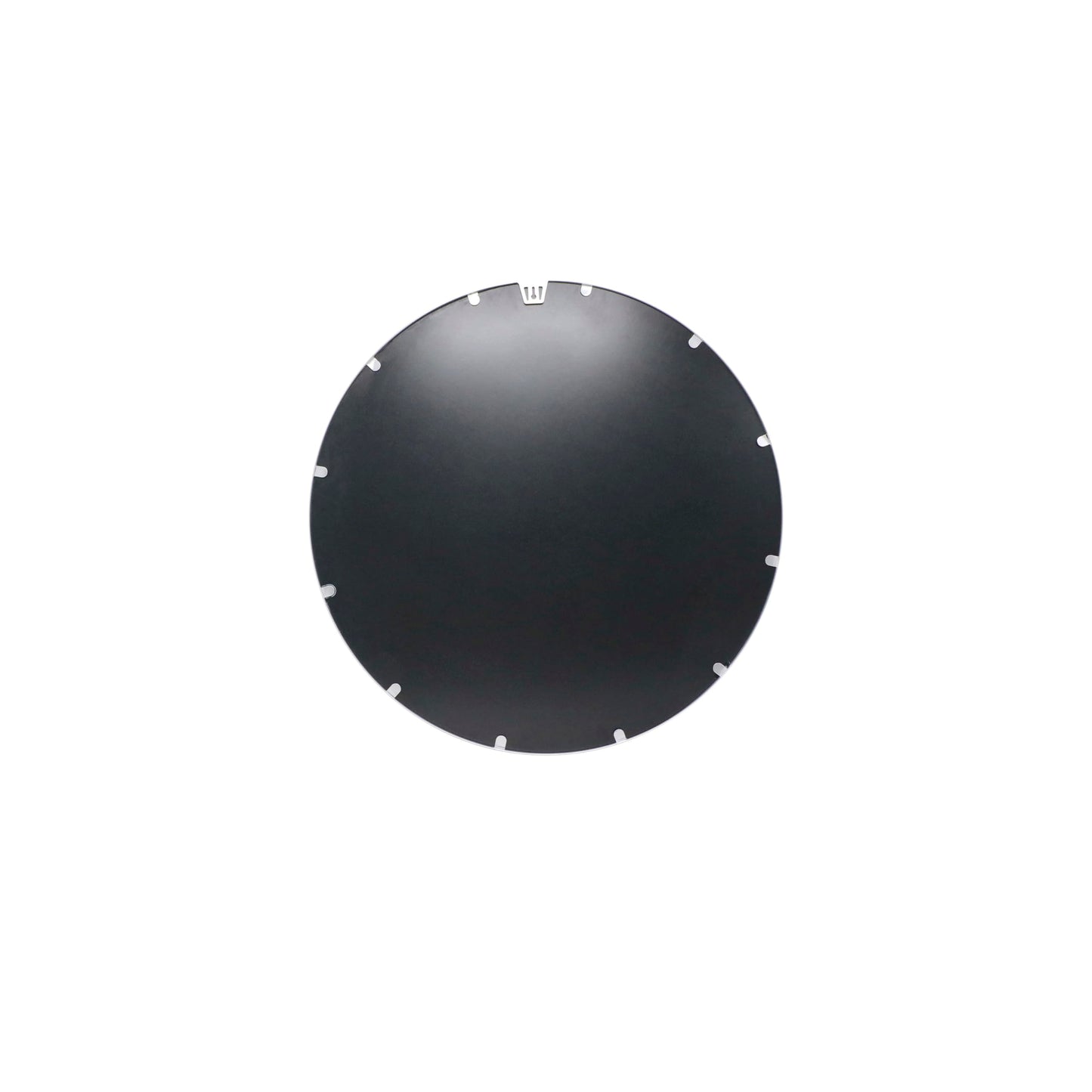 Flash Furniture Julianne Large Round Wall Mirror - Silver Circle Accent Mirror - 16" Vanity Mirror - for Bathroom, Vanity, Entryway, Dining Room, & Living Room