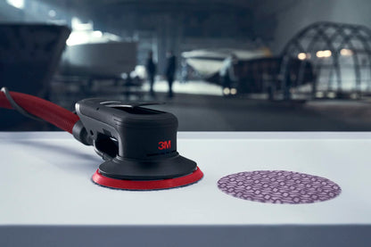 3M Random Orbital Sander, Xtract Pneumatic 88941, 5 in, with Central Vacuum Attachment, 3/32 in Orbit, Ergonomic and Lightweight ROS, .28 HP (209W) Motor