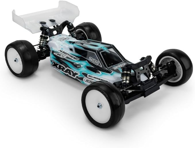 J Concepts 0637L F2 - Xray Xb2 2024 with Carpet/Turf/Dirt Wing Light-Weight Clea