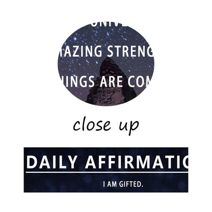 Daily Affirmations Motivational Canvas Wall Art Inspirational Poster Prints Artwork for Office Living Room Modern Home Decor Painting Pictures Stretched and Framed Ready to Hang [12''Wx 18''H]