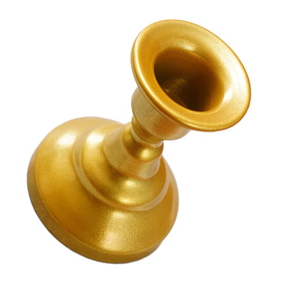 PRETYZOOM Retro Metal Candle Holder for Tabletop Elegant Pillar Candlestick Stand for Home Decor Weddings and Parties Decorative Centerpiece for Tealight and Taper Candles