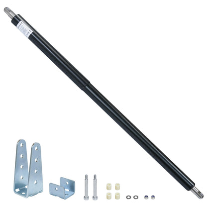 TB600 Hydraulic Outdoor Gate Closer for 150 to 250 lb, Width 44 to 72 Inches. Gates on Farms, Ranches, Gardens, Sports Complexes and Home Yards, Black, Opening Pressure 8 to 18 Pounds