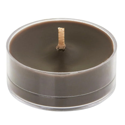 PartyLite Set of 12 Tea Lights Candles, Leather Musk Scent, Aromatherapy Scented Candles Gift Set, Up to 4 to 6 Hours Burn Time