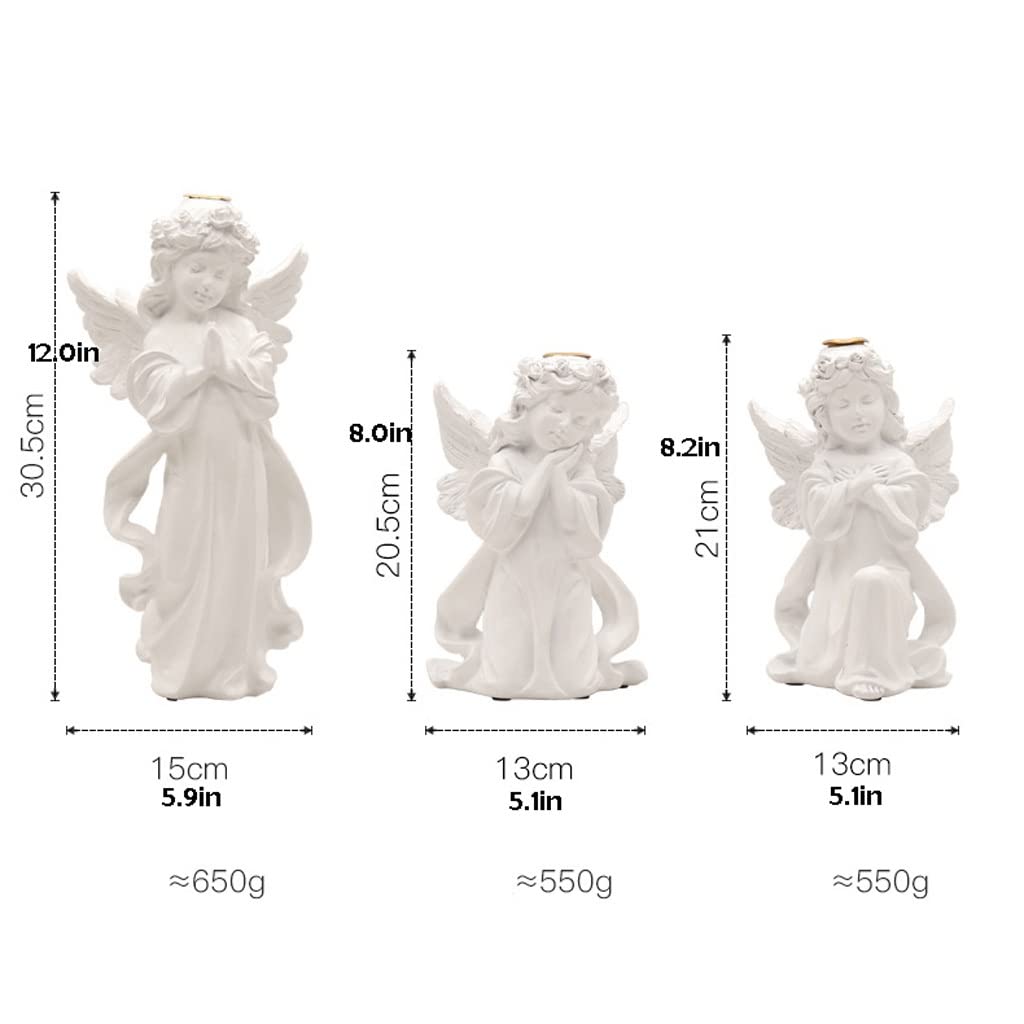Candlestick Holders Retro Angel Candle Holder Romantic Candlelight Dinner Candle Holder Ornament Wedding Scene Arrangement Props Gift Decorations Candle Holders (Size : C)
