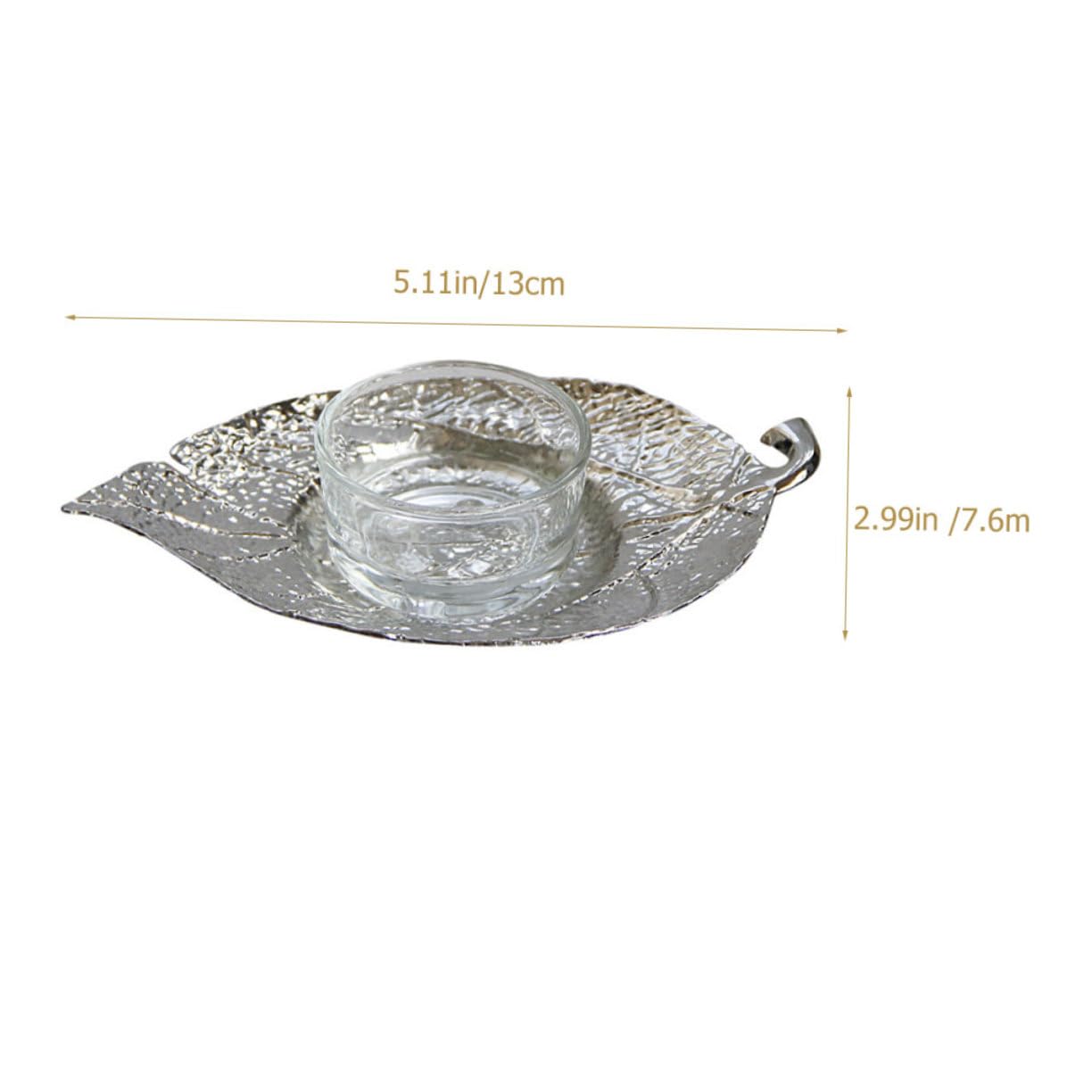Cabilock Leaf Shape Candle Holder Creative Arab Desktop Decor for Romantic Atmosphere Design Stylish Home Accent for Parties Special Occasions
