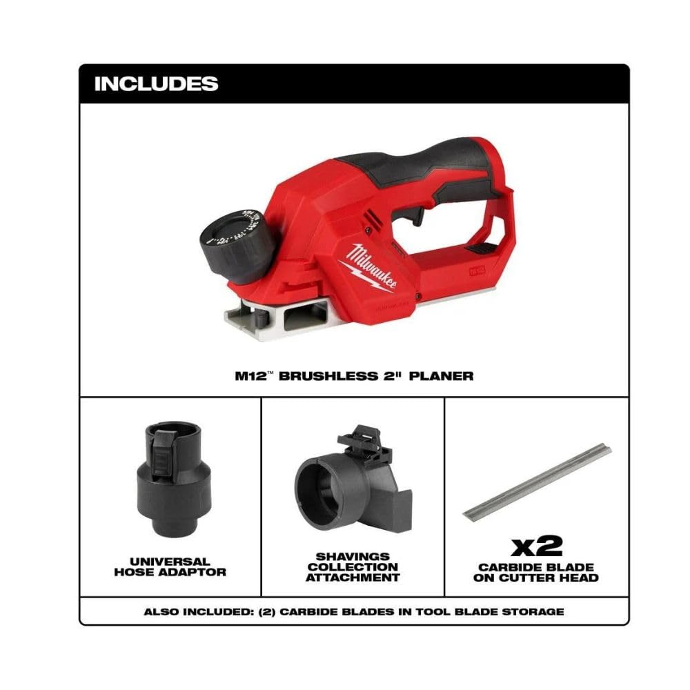 Milwaukee Electric - M12. BRUSHLESS 2 Planer