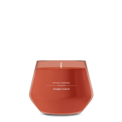 Yankee Candle Studio Scented Candle, Single Wick Jar Candle for Home Fragrance, Premium Plant Wax Blend, Long Lasting Burn, Spiced Pumpkin (Pack of 1)