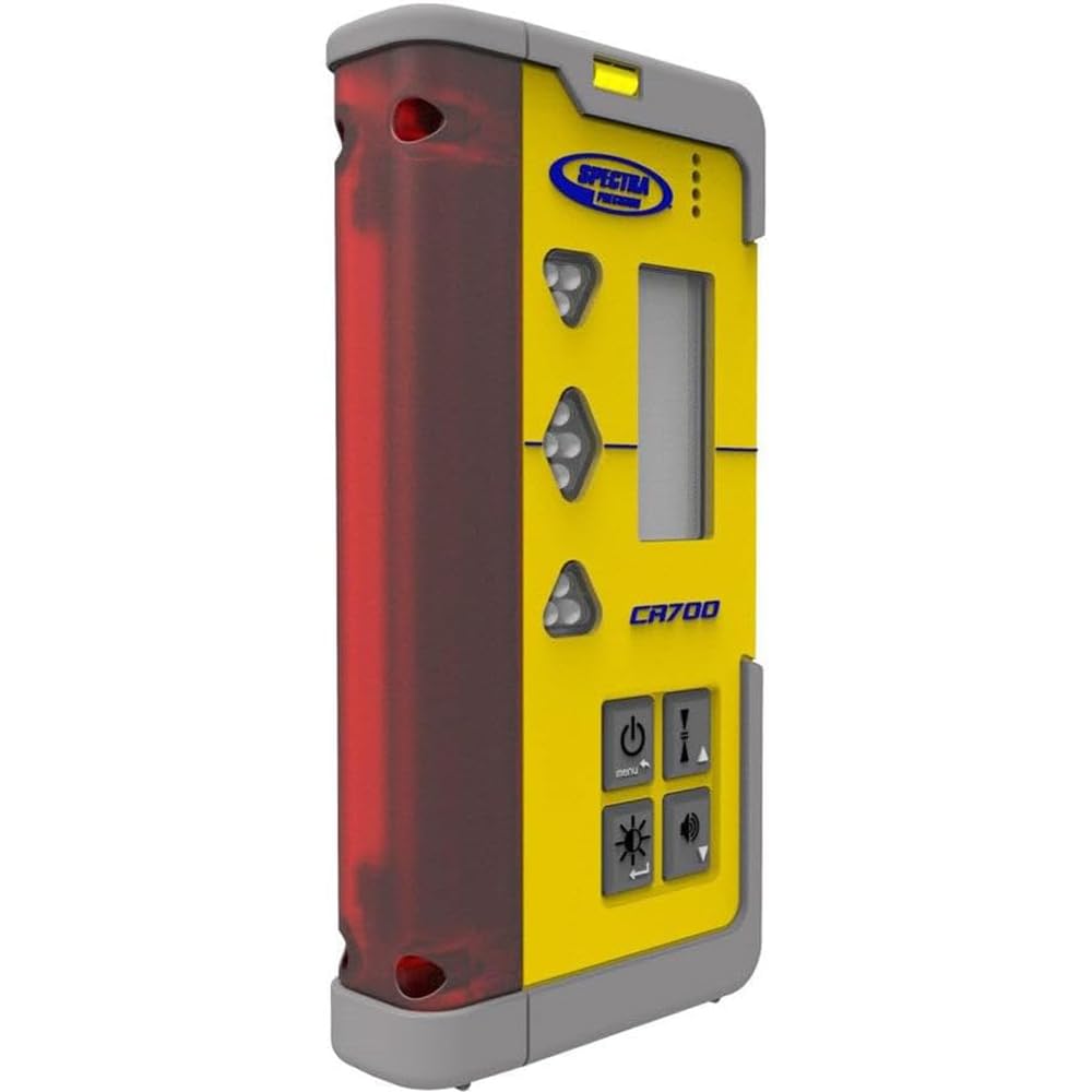 Spectra Precision CR700 Combination Laser Receiver with C70 Rod Clamp, C71 Magnetic Mount, Alkaline Batteries, Patented Reception Technology