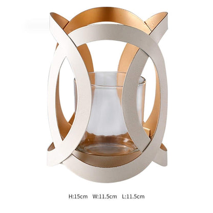 XILIN-1987 Candle Holderss Creative Candlestick White Candlelight Dinner Props Home Decoration Candle Holder Decorative Candlestick