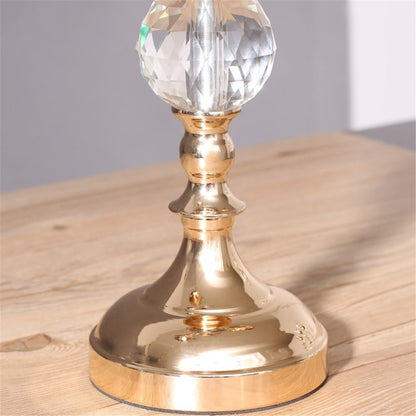 YUHUAWF Candle Holderss Simple Metal Glass Three-Head Candle Holder Living Room Dining Table Wedding Decoration Ornaments Decorative Candlestick(Large)
