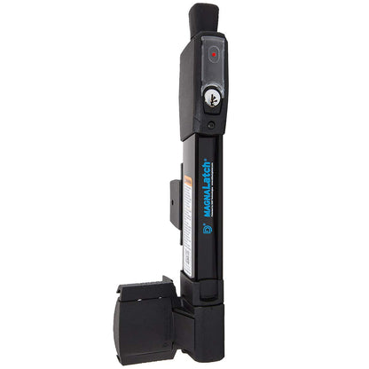 National Hardware MagnaLatch N346-212 Magnetic Self-Closing Pool Gate Latch with Vertical Pull, Child Proof Safety, Visual Indicator, Black Finish for Fence Gates