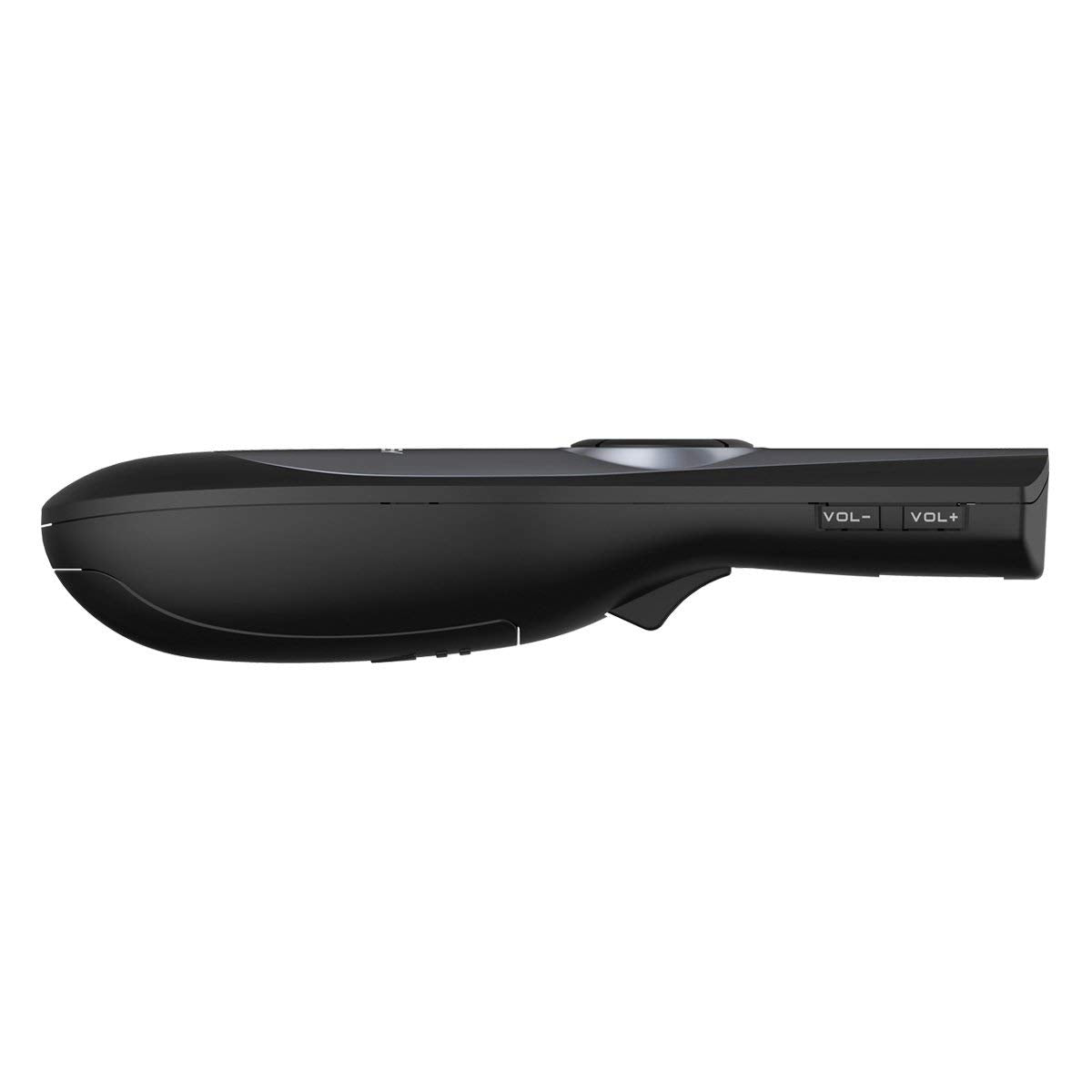 BYEASY Wireless Presenter,RF 2.4GHz Presentation Clicker Remote 100 FT, USB PowerPoint PPT Clicker, Volume Control for Google Slides- Black