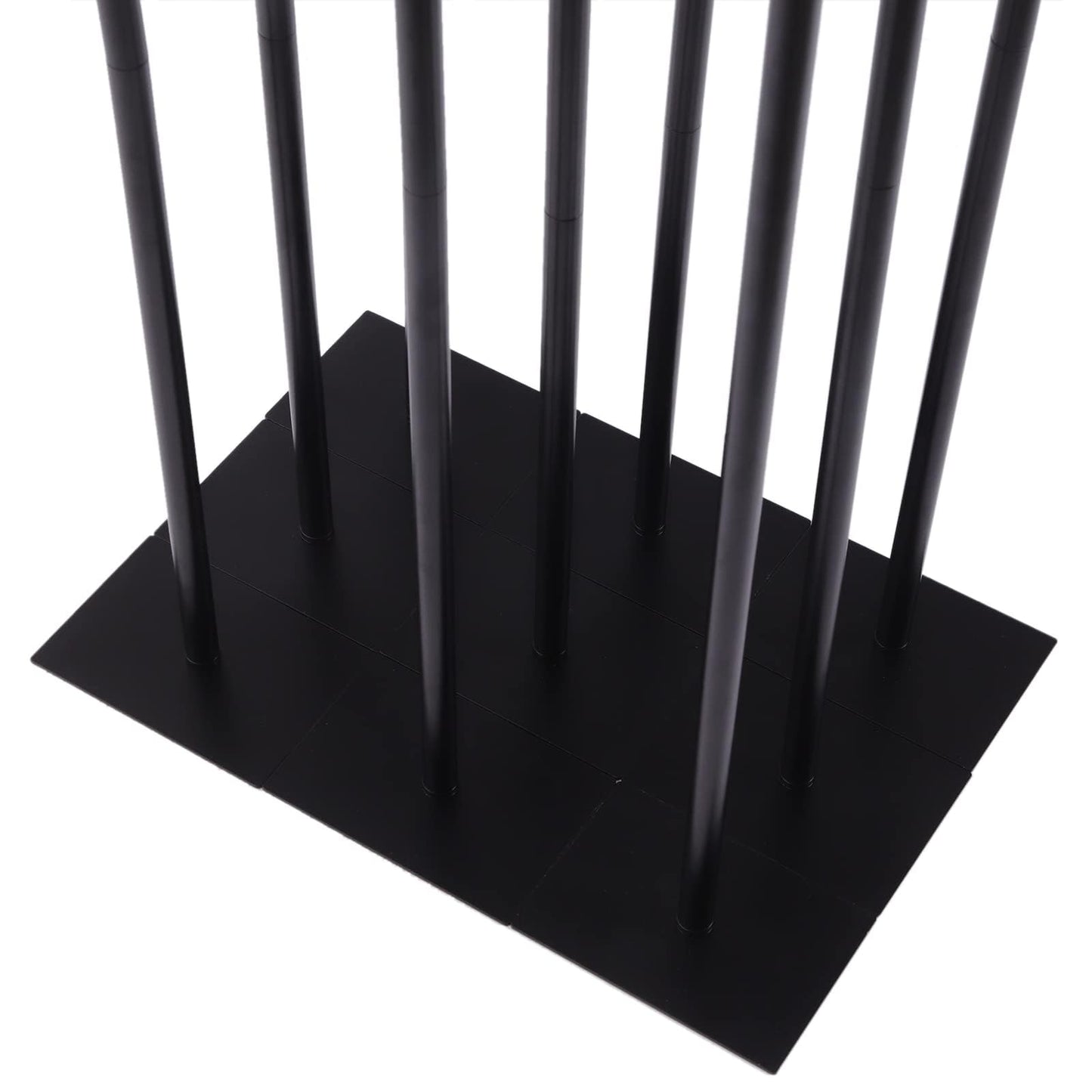 Tall Floor Candle Holders for 9 Arm Candlesticks, Metal Iron Black Candelabra for Wedding Centerpiece Candle Stick Holders for Pillar Tealight Candles on Party Reception Christmas Home Decoration