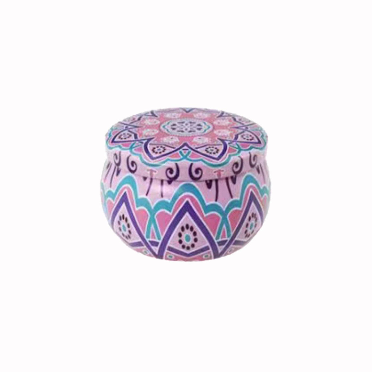 FWJUNHUYC Scented candle tin can drum metal packaging tinplate gift candy scented candle set tin box