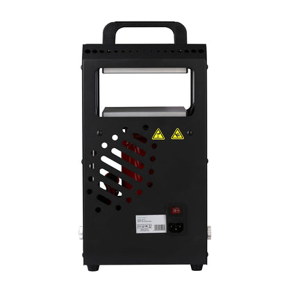 10 Tons Heat Press Machine with 5.5" X 5.5" Dual Heated Plates Manual Press with LCD Digital Display Screen & Precise Pressure Gauge 110V/220V