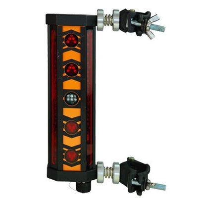 Johnson Level & Tool 40-6791 Machine Mountable 360 Degree Detector with Clamp and Magnet, 360°, Red Beam, 1 Laser Detector