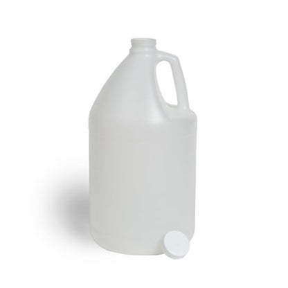 FastRack 4-Pack 1 Gallon Water Bottle Plastic Jug Container with Lid | White Food Grade Gallon Water Jug, BPA-Free, Leak-Proof Pitcher With Lid Fermentation, Brewing, Storage & More