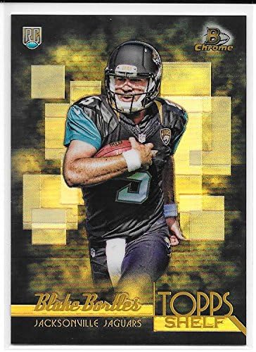 Blake Bortles 2014 Bowman Chrome Topps Shelf Rookies Gold Refractor #13/50 Jacksonville Jaguars Insert Card #TSR-BB