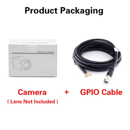 HTENG VISHI GigE Ethernet 1.3MP 1/2" Color Industrial Camera Machine Vision Global Shutter C-Mouth Camera Sensor 1280X1024 91FPS