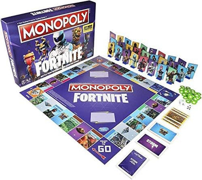 Monopoly: Fortnite Edition Board Game Inspired by Fortnite Video Game Ages 13 &amp Up