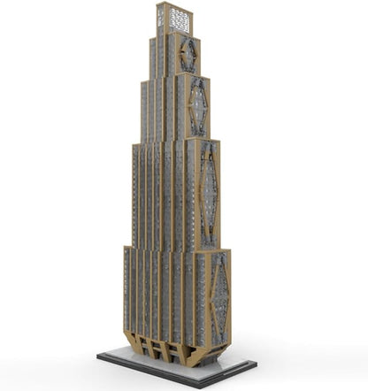 270 Park Avenue New York Landmark Building Block Set - 1:800 Scale Architecture Home Decor Kits Gifts for Adults and Teens(3180 Pcs)