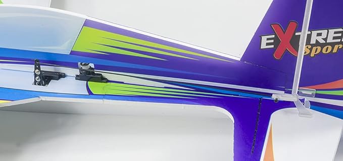Viloga RC Plane Kit - 710mm Xtreme Sports PP Foam Airplane Model for Adults 3D Aerobatic Outdoor Flying (KIT+Motor+Servos+6CH Receive RX445(FRSKY D16))