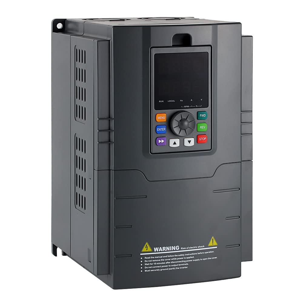 ATO 10HP VFD Single Phase Input & Output VFD, 7.5kW Single Phase VFD Drive Variable Frequency Drive 220V 10HP Single Phase to Single Phase VFD for Single Phase Motor (1-Phase Input, 1-Phase Output)