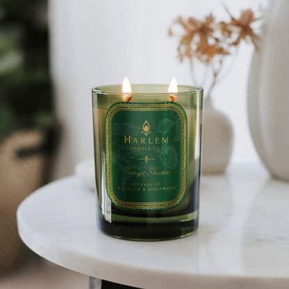 HARLEM CANDLE CO. Vintage Garden - Luxury Scented Soy Candle, 11 oz - 80-Hour Burn Time | Wild Berry, Rose, Absinthe, Angelica, Strawberry Musk, Birchwood | Scented Candles for Home