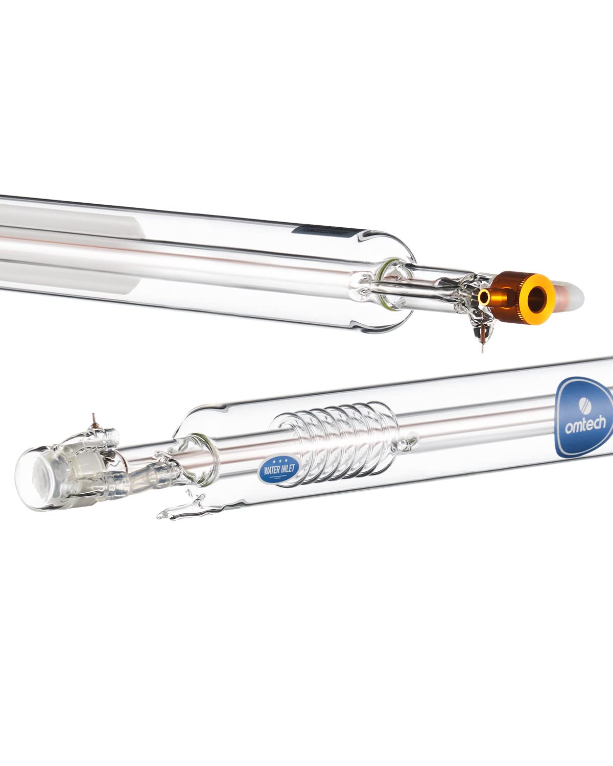 OMTech 50W CO2 Laser Tube for Laser Engraver & Cutter Machine, 850mm 50mm Dia Laser Cutter Tube with Borosilicate Glass 6000hr MTTF, Laser Cutting Engraving Machine Replacement Tube for Wood Stone
