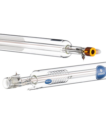 OMTech 50W CO2 Laser Tube for Laser Engraver & Cutter Machine, 850mm 50mm Dia Laser Cutter Tube with Borosilicate Glass 6000hr MTTF, Laser Cutting Engraving Machine Replacement Tube for Wood Stone