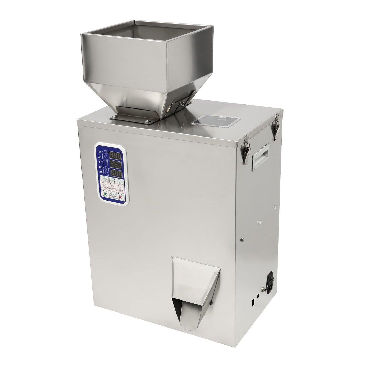 ONEUPING Automatic Particle Filling Machine 1-500g Adjustable Powder Weighing Filler Particle Dispenser, 180W Granule Filling Machine with 3 Speeds for Flour, Grain, Herb, Seed, Coffee Bean, Glitter