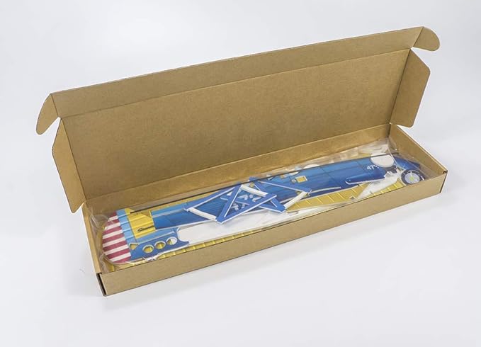 4CH Micro 450mm RC Foamy Indoor Outdoor Biplane Stearman PT-17 Kaydet (E2502)